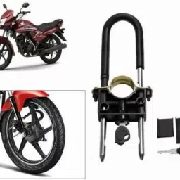 Best quality bike wheel lock (Universal) Shocker All Type Bike Lock Black Wheel Lock, Folding Locks Set All Bike Wheel Lock-image-44