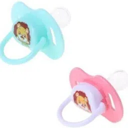 Non-Toxic BPA-Free Silicone Safe and Flexible Soft Nipple Baby Pacifier - Pack of 2- VN51 Soother-13