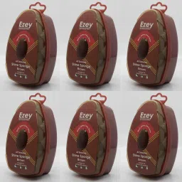 Ezey Shine Sponge (Brown)-Pack of 6 Pcs Shiner-image-33