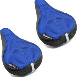 3D Sponge Cycle Seat Cover| Saddle Cover| Bicycle Seat Cushion Cover (Pack of 2) Bicycle Seat Cover Free Size-image-51