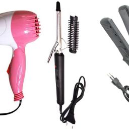 POCKETFRIENDIES COMBO SET OF DRYER /HAIR STRAIGHTENER AND HAIR CURLER Personal Care Appliance Combo-image-25