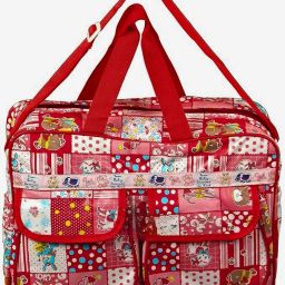 Baby Diaper Bag for Mother or Baby Multi Purpose Accessories Bag - Red Diaper Bag-image-13
