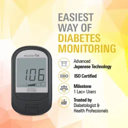 GlucoCard G+ Blood Glucose Monitor – Lifetime Warranty, 10 Strips, No Coding Glucometer-28
