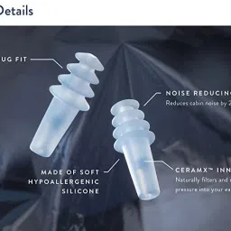 + kids 1 Pair Airplane Travel Ear Protection, Prevent in flight ear discomfort Ear Plug-image-33