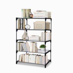 BOOKCASES Metal Open Book Shelf-image-36