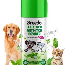 Dog & Cat Flea-Tick Anti-Itch Powder 155 ml Pet Coat Cleanser-28
