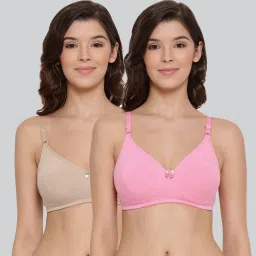 Pack of 2 Women Full Coverage Non Padded Bra-image-2