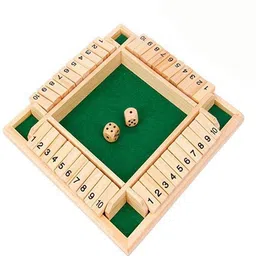 zuuluzrs 2 Dice Classic Folding Wood Board Game Shut The Box Shut The Box Game Board Game Accessories-picture-47