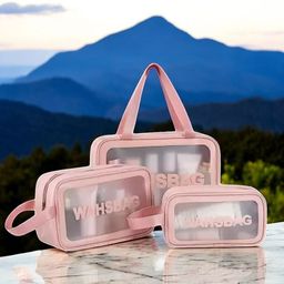 parisal Women Pink Cosmetic Bag-picture-1