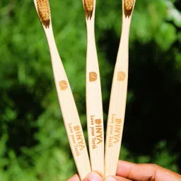 S-Curve Bamboo Toothbrush (3 Pack) | Extra Soft | Eco-Friendly Medium Toothbrush-image-31
