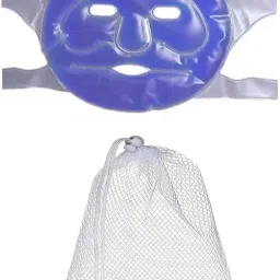 Cool Gel Face Mask For Glowing Skin & Face Therapy Hot Cold Use with Storage BagFace Shaping Mask-image-6