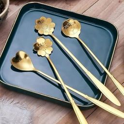 Disposable Stainless Steel Tea Spoon, Coffee Spoon, Dessert Spoon Set-17
