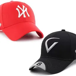 cap world Solid, Self Design, Embroidered Sports/Regular Cap-picture-15