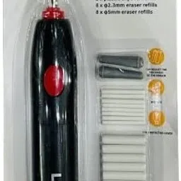 Electric Eraser Kit with 16 Eraser Refills,2 Size Refills Battery Cordless Electric Eraser-17