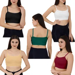Pack of 5 Women Bralette Non Padded Bra-picture-25