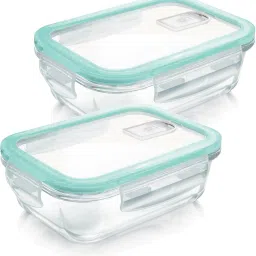 Lunch Box Borosilicate Glass | Safety Lock Airtight Tiffin Containers 1 Containers Lunch Box-6