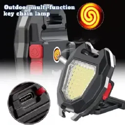 New Keychain Emergency Light With Lighter & Bottle Opener 8 hrs Torch Emergency Light-12