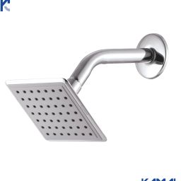 Overhead Shower Omega | Square | ABS (Metallic Silver) Fixed Mount-picture-5