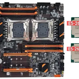 mytechvision X99 DUAL WITH 2X E5 2670 V3 LGA 2011Socket ATX Intel X99 Chipset DDR4 Motherboard for Server, Desktop, Workstation-16