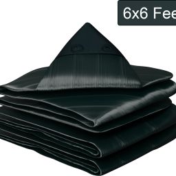 6x6 Feet Waterproof 120 GSM Premium Tarpaulin Tent Tirpal | Green Tent - For this versatile tarpaulin offers reliable defence against rain,snow and UV rays.-image-16