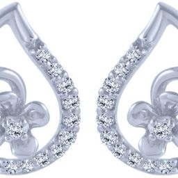 PC Chandra Jewellers White Gold 14kt Stud Earring-image-21