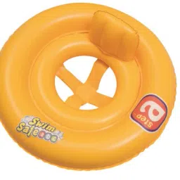 Swim Safe (IND*35) Round 2 Ring Baby Boat 69 CM Yellow Inflatable Swimming Safety Tube-18