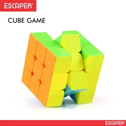 escaper Assorted 3x3 Smooth Cube Puzzle for Kids image 3