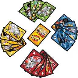 woyr Preimum Quality UNO Harry Potter and UNO Dragon Ball Z Playing Cards Game image 4