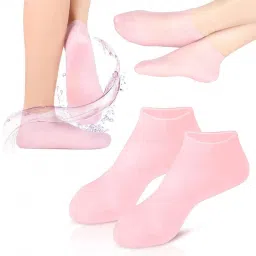 Moisturizing Gel Socks for dry Skin socks for women & girl for cracked heel pain Foot Support-picture-10