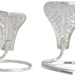 Astro ASTRO-D PURE SILVER NAAG NAAGIN SHIVRATRI SHIVA POOJA SANKES PAIR Decorative Showpiece - 2 cm-image-15