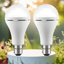 Emergency 15W Inverter LED Bulb with 1200mAh Rechargeable Battery Pack of 2 A137 4 hrs Bulb Emergency Light-image-75