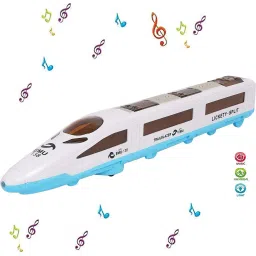 aganta Emu Train Bump and Go High Speed Train For Kids With 3D Lights & Music image 2