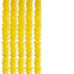 Yellow 10 pc Artificial Marigold Garland-image-46