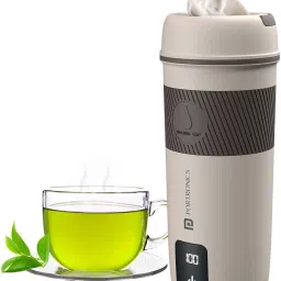 Thermosip 400Ml Vacuum Insulated Portable Electric Kettle,Fast Water Boiling Electric Kettle-image-91