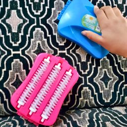 Carpet Cleaning Brush | Cleaning Brush for Sofa, Car Seat & Rugs - Microfibre Dry Brush-image-67