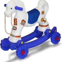 shiv online CHETAK Horse with Rocking Function and Running Ride-On Rideons & Wagons Non Battery Operated Ride On image 4