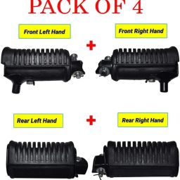 Y retail Footrest Rear+Front for Splender (4pcs) Foot Rest-image-4