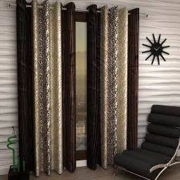 153 cm (5 ft) Polyester Semi Transparent Window Curtain (Pack Of 2)-14