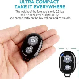 Redclip Wireless Bluetooth Remote Controller Shutter Button for Selfie Photos_1Camera Remote Control image 2