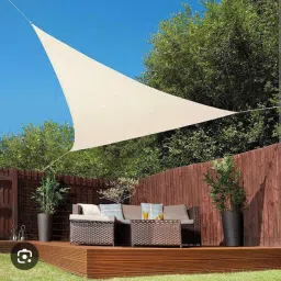 SHADE NET TRIANGEL 16 X16 X16 FEET Tent - For UV RESISTANT WITH 90% BLOCK SHADENET FOR ROOFTOP, ,GARDEN, ,BELCONY 4 SIDE CLIP-picture-18