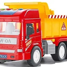 Dump Truck Toy Friction Powered Construction Truck Dumper with Light & Sound-37