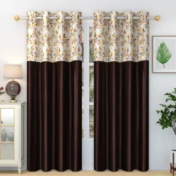 274.32 cm (9 ft) Polyester Room Darkening Long Door Curtain (Pack Of 2)-image-18