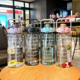 Portable Transparent Clear Water Bottle 2000 ml Water Bottle-image-27
