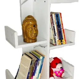 sbf furniture Engineered Wood Open Book Shelf image 3