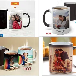 Photo and Text / Cup For Birthday , Anniversary Gift Magic mug 30 Ceramic Coffee Mug-image-24