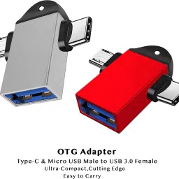 WRENS USB Type C, Micro USB OTG Adapter image 5