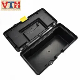 vth Plastic Tool Storage Box - Tool Organizer Storage Box for Hand Tool Kit Screwdriver, Wrench, Hammer, Home Stuff Storage Mini Hardware Tool Box image 3