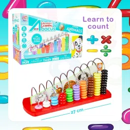 Educational Abacus for Kids Early Math Skills to Learn to Count, Add & Subtract-1