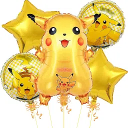 Printed Pokemon Theme Birthday Decorations Kit for Kids, Boys Birthday Décor Balloon-image-65