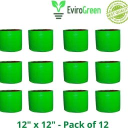 HDPE Grow Bag_250 GSM_12" X 12":_pack cf 12 Grow Bag-31